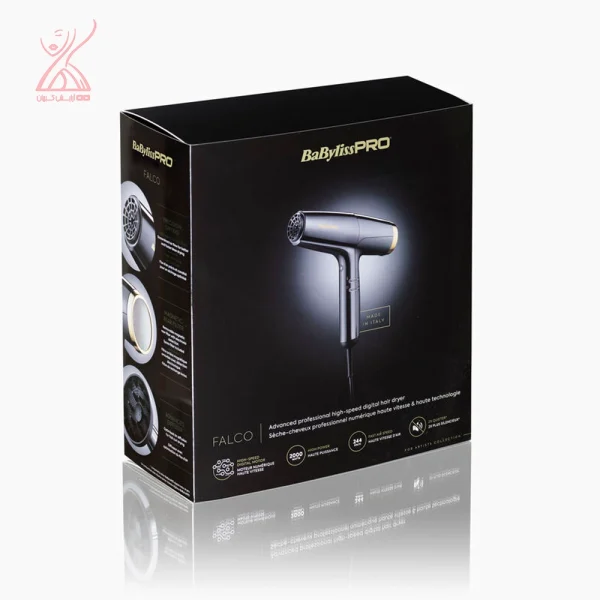 سشوار حرفه ای فالکو بابلیس پرو مدل BaBylissPRO Falco BAB8550E - Image 8